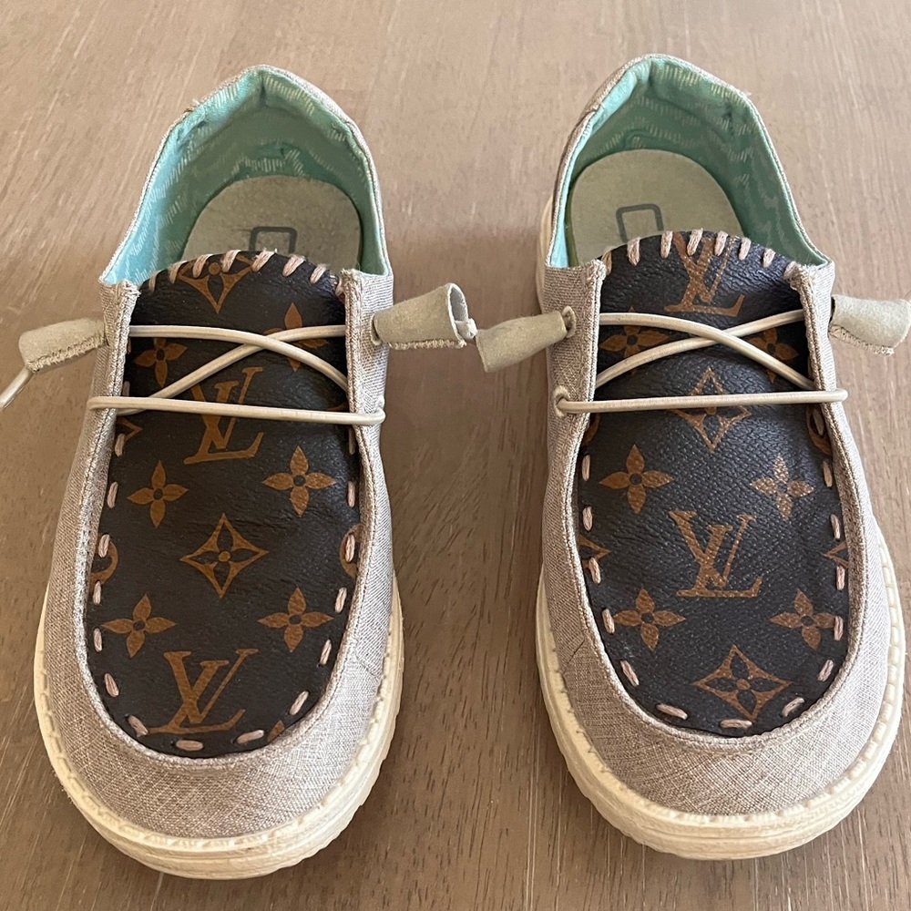 Hey Dude Wendy Unique Custom Design Size 7